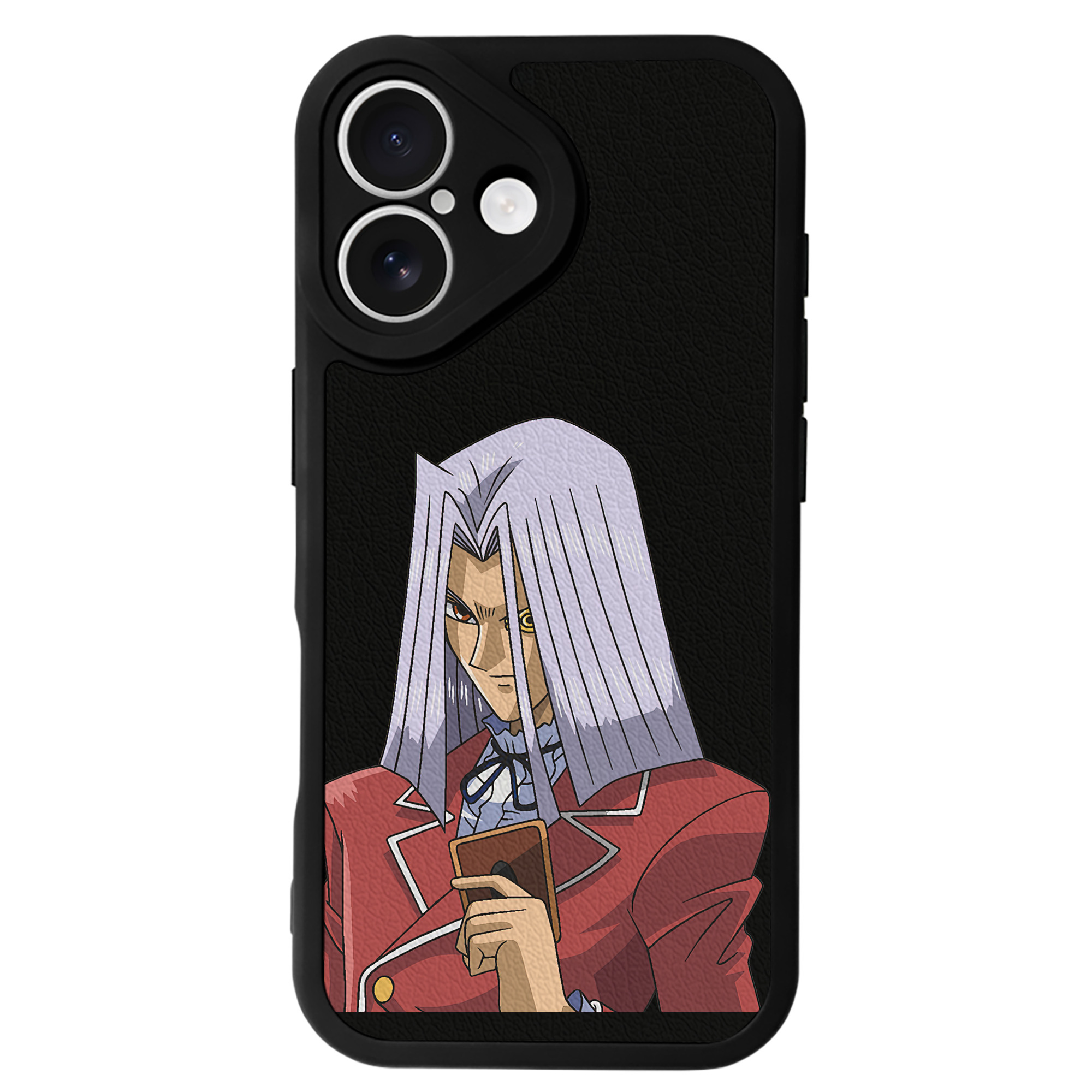 遊☆戯☆王 Yu-Gi-Oh! 【iPhone 16シリーズ対応】シリコンスマホケース（レザー調） 材質：シリコン